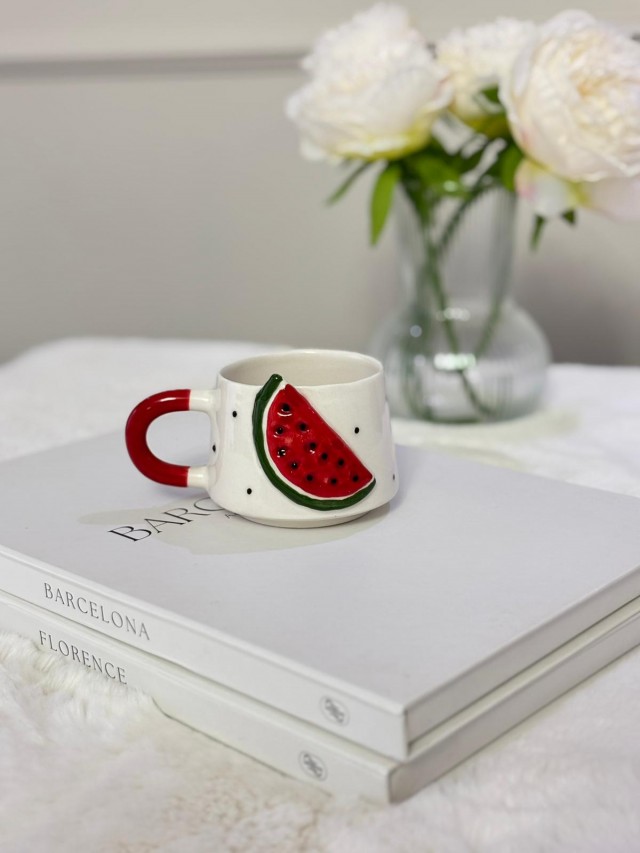 Karpuz Kabartmalı Mug