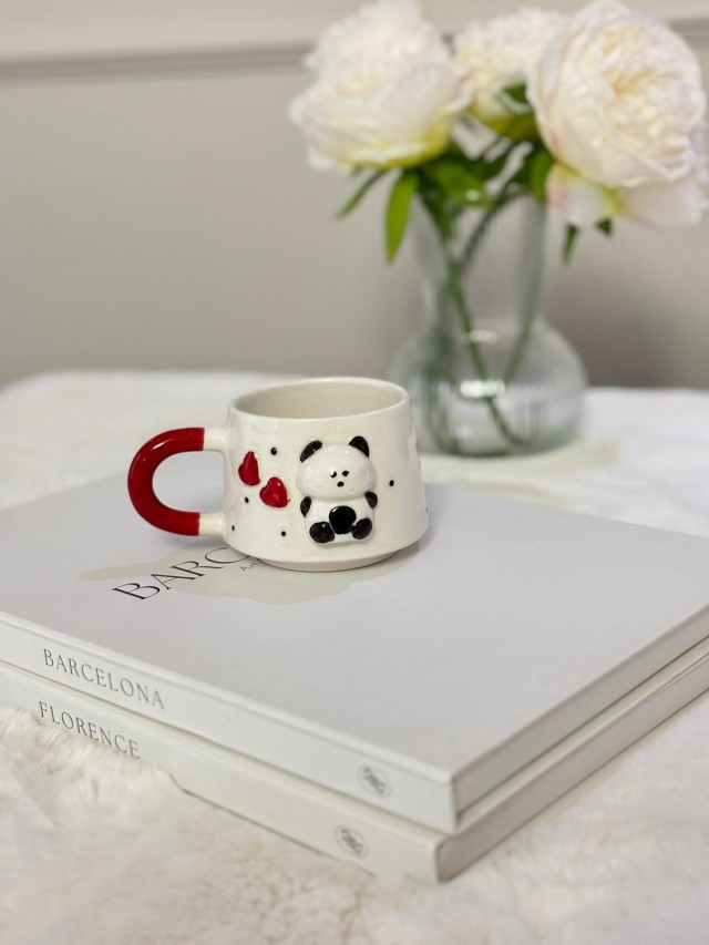 Panda Kabartmalı Mug