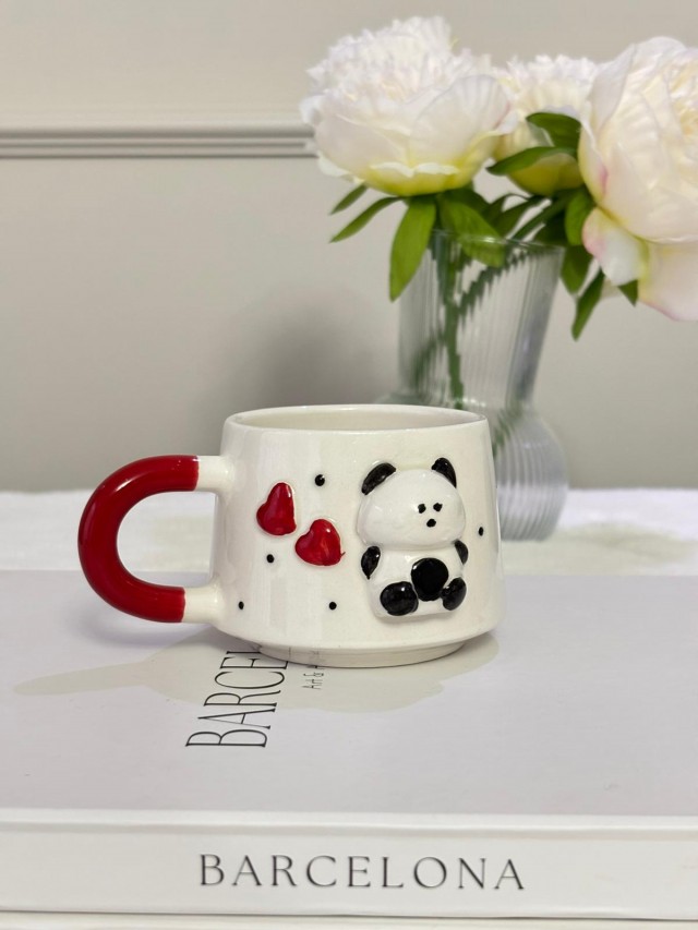 Panda Kabartmalı Mug