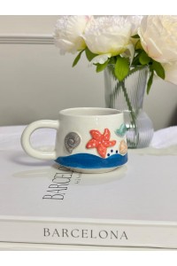 Deniz Yıldızı Kabartmalı Mug