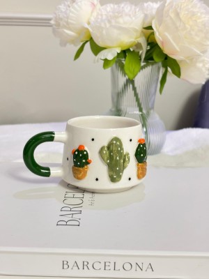 Kaktüs Kabartmalı Mug