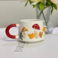 Mantar Kabartmalı Mug