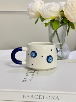 Nazar Boncuğu Kabartmalı Mug
