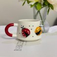 Uğur Böceği Kabartmalı Mug